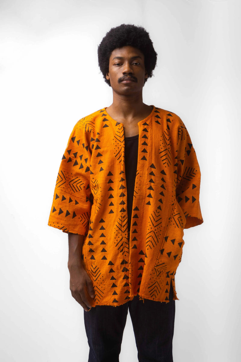 Aquarius Bogolan Cloak (Pre - Order)#african_fabric_ghana#