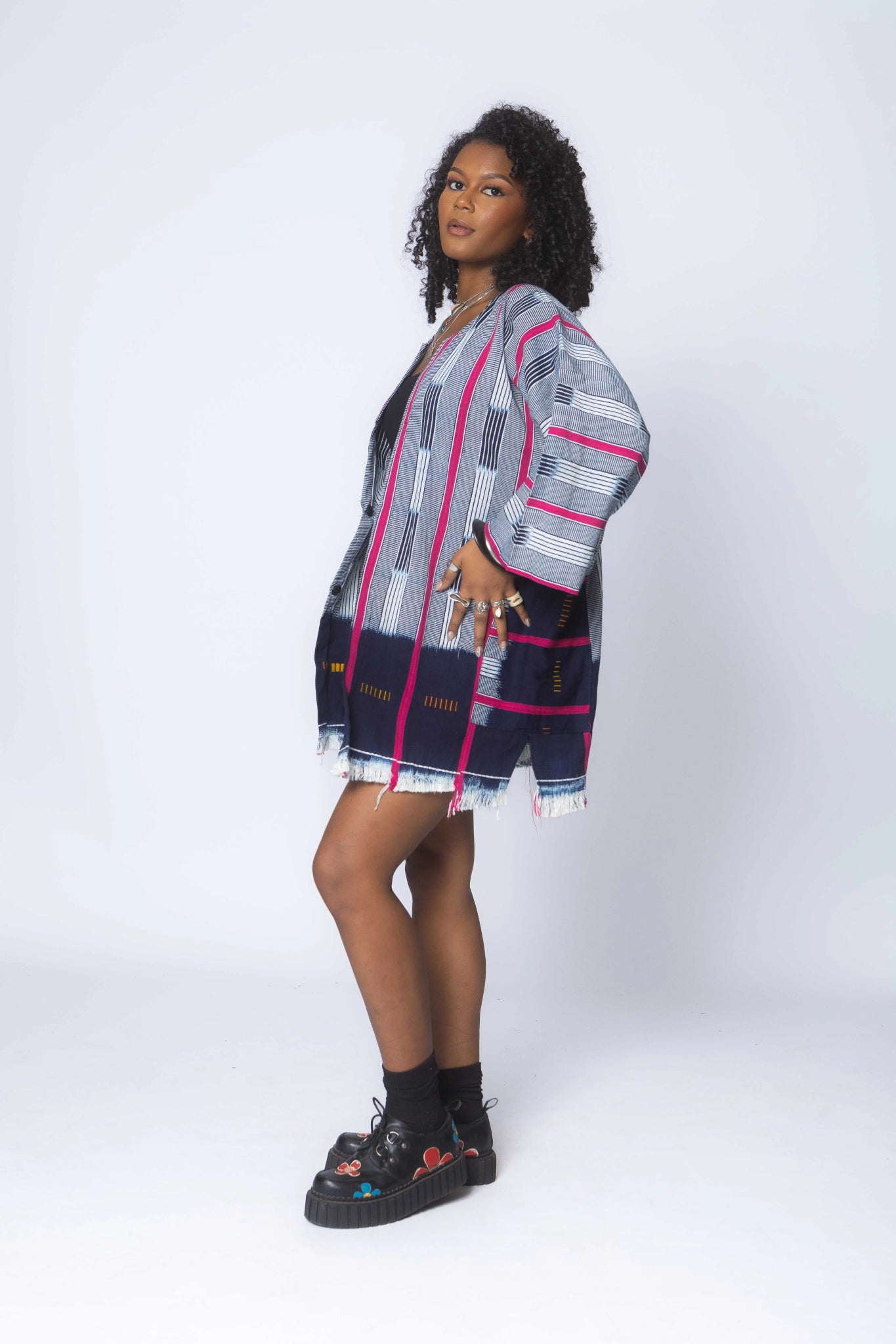 Aurora Baulé Cloak#african_fabric_ghana#