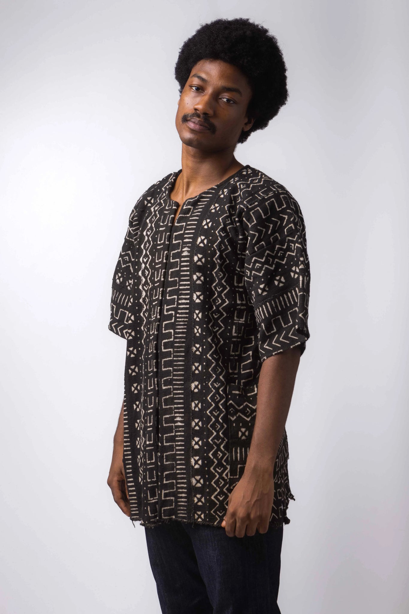 Ayekoo Bogolan Cloak#african_fabric_ghana#