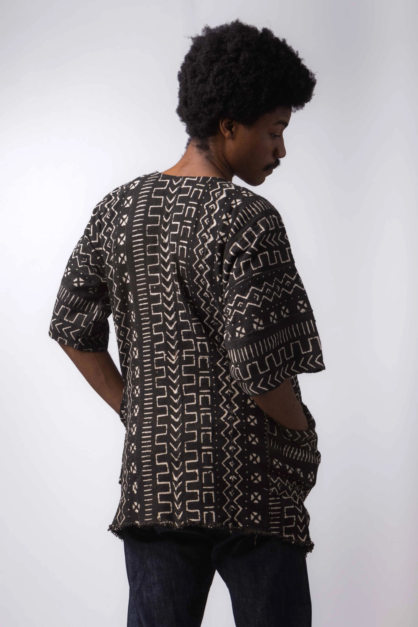 Ayekoo Bogolan Cloak#african_fabric_ghana#