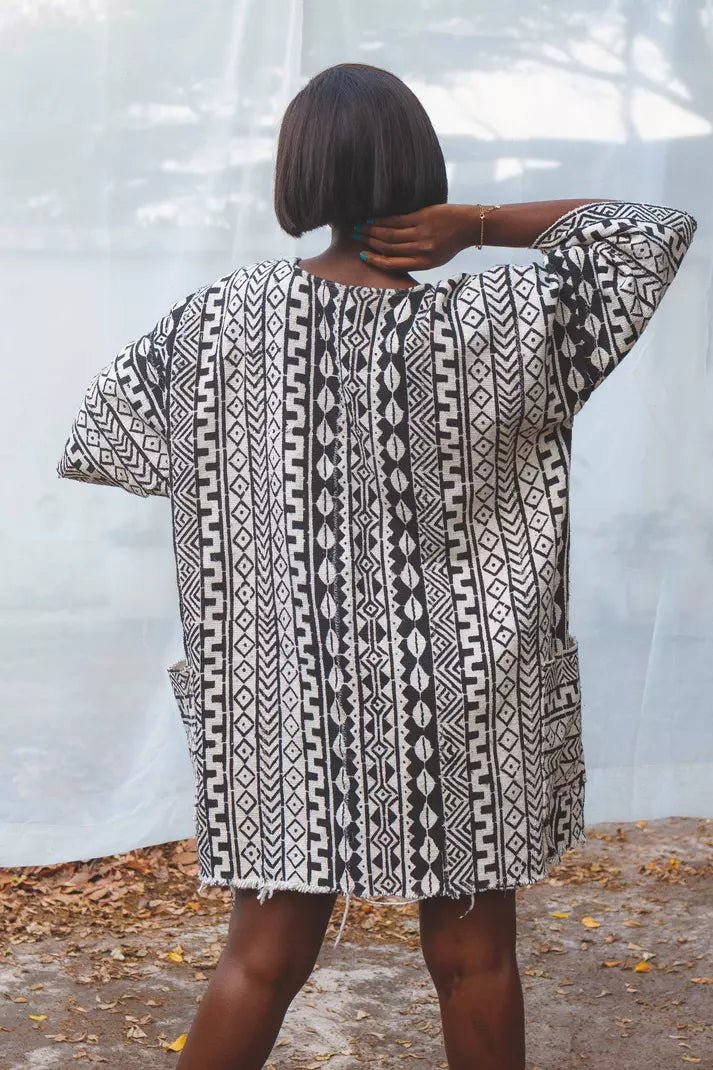 Bird Hill Bogolan Cloak#african_fabric_ghana#