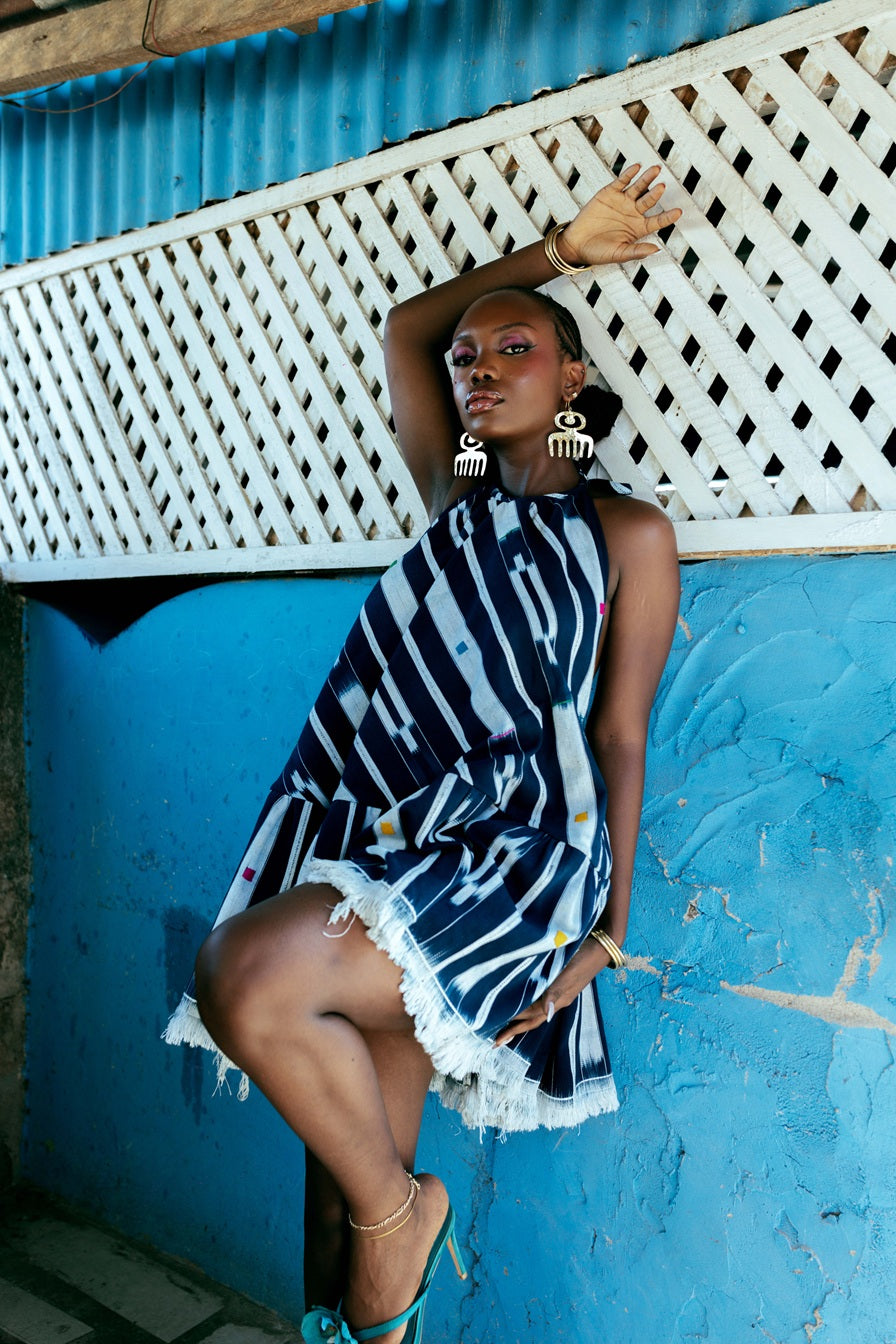 Blue Bubble Preman Dress