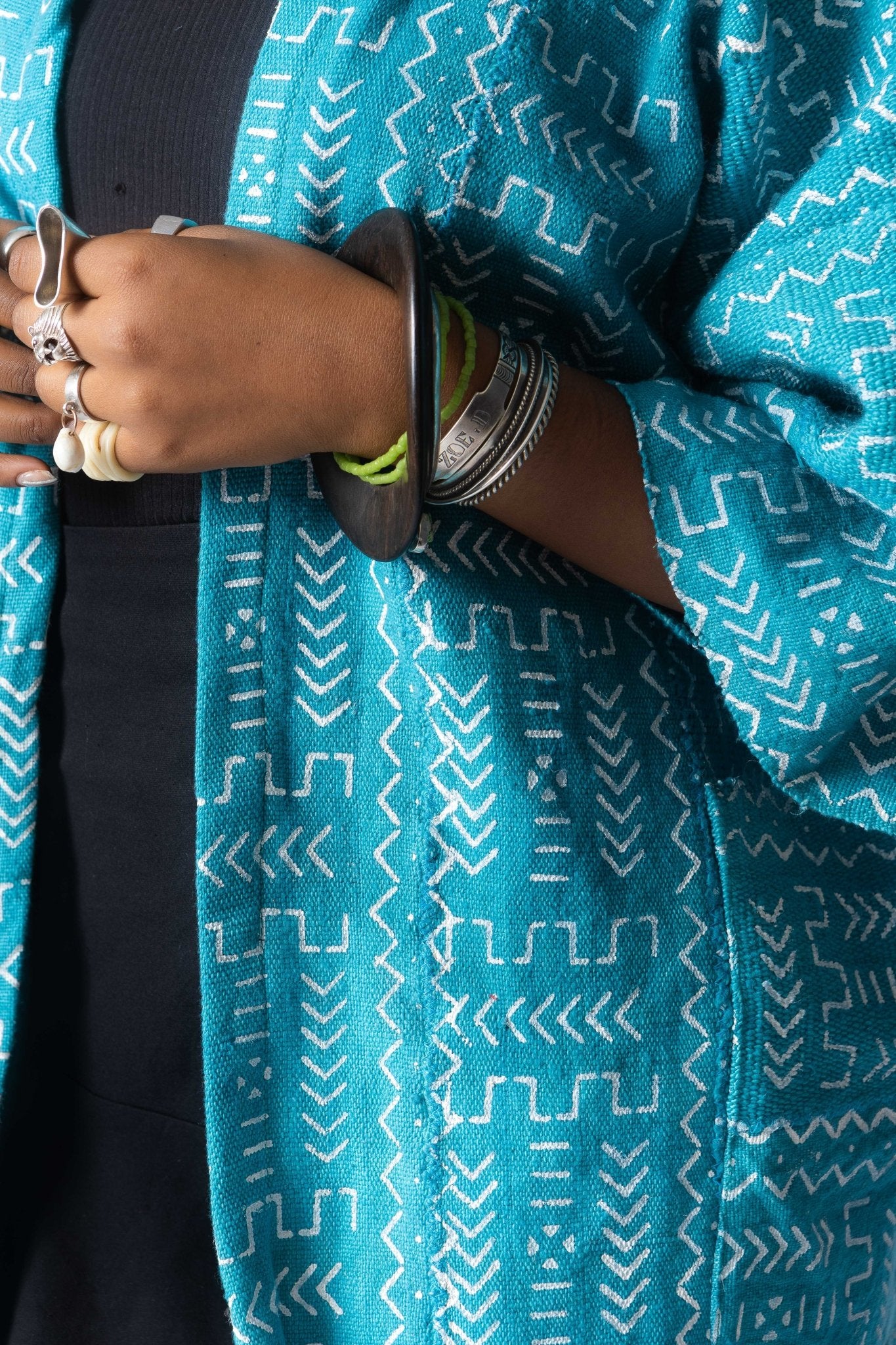 Brick Road Bogolan Cloak#african_fabric_ghana#