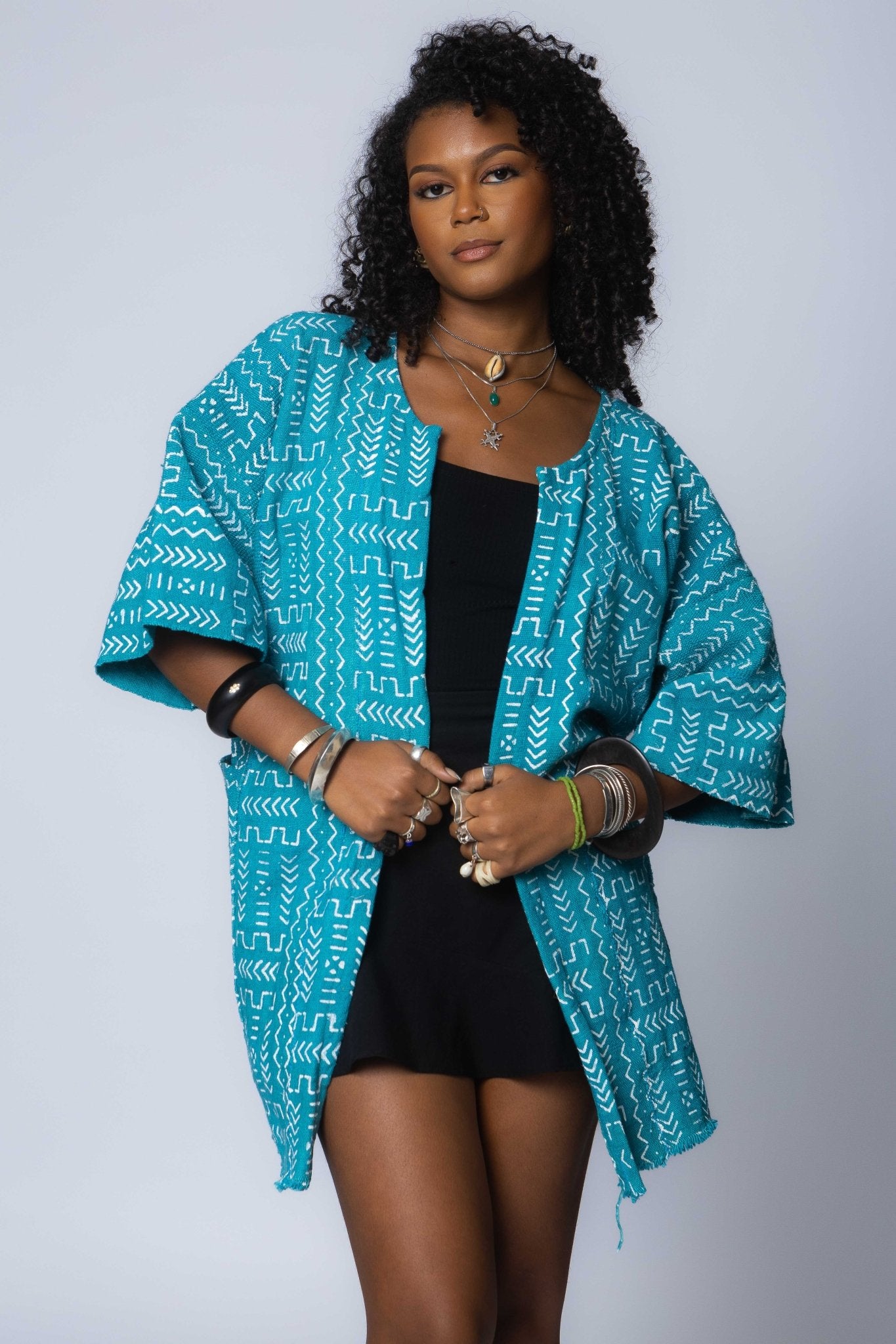 Brick Road Bogolan Cloak#african_fabric_ghana#