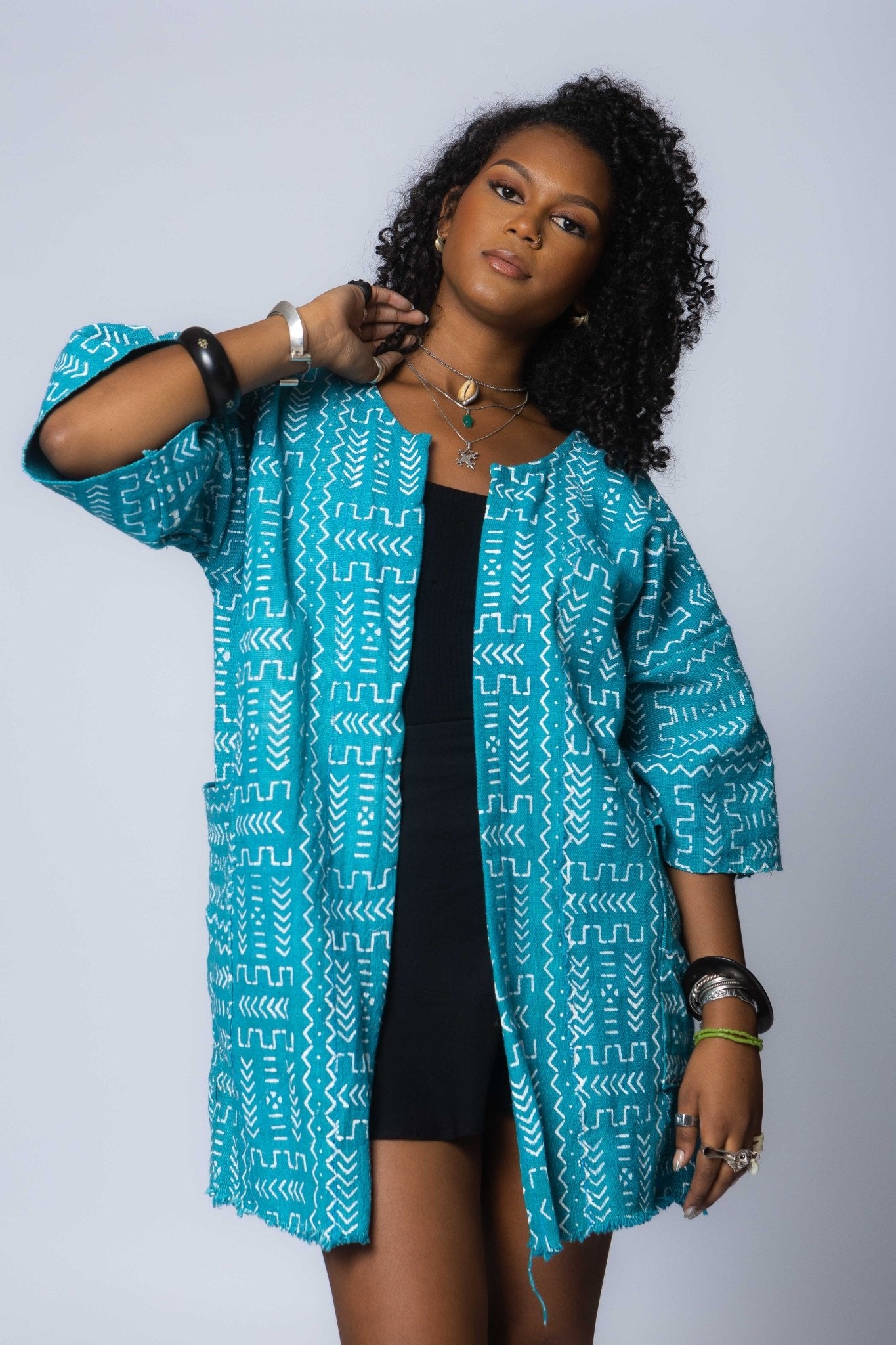 Brick Road Bogolan Cloak#african_fabric_ghana#