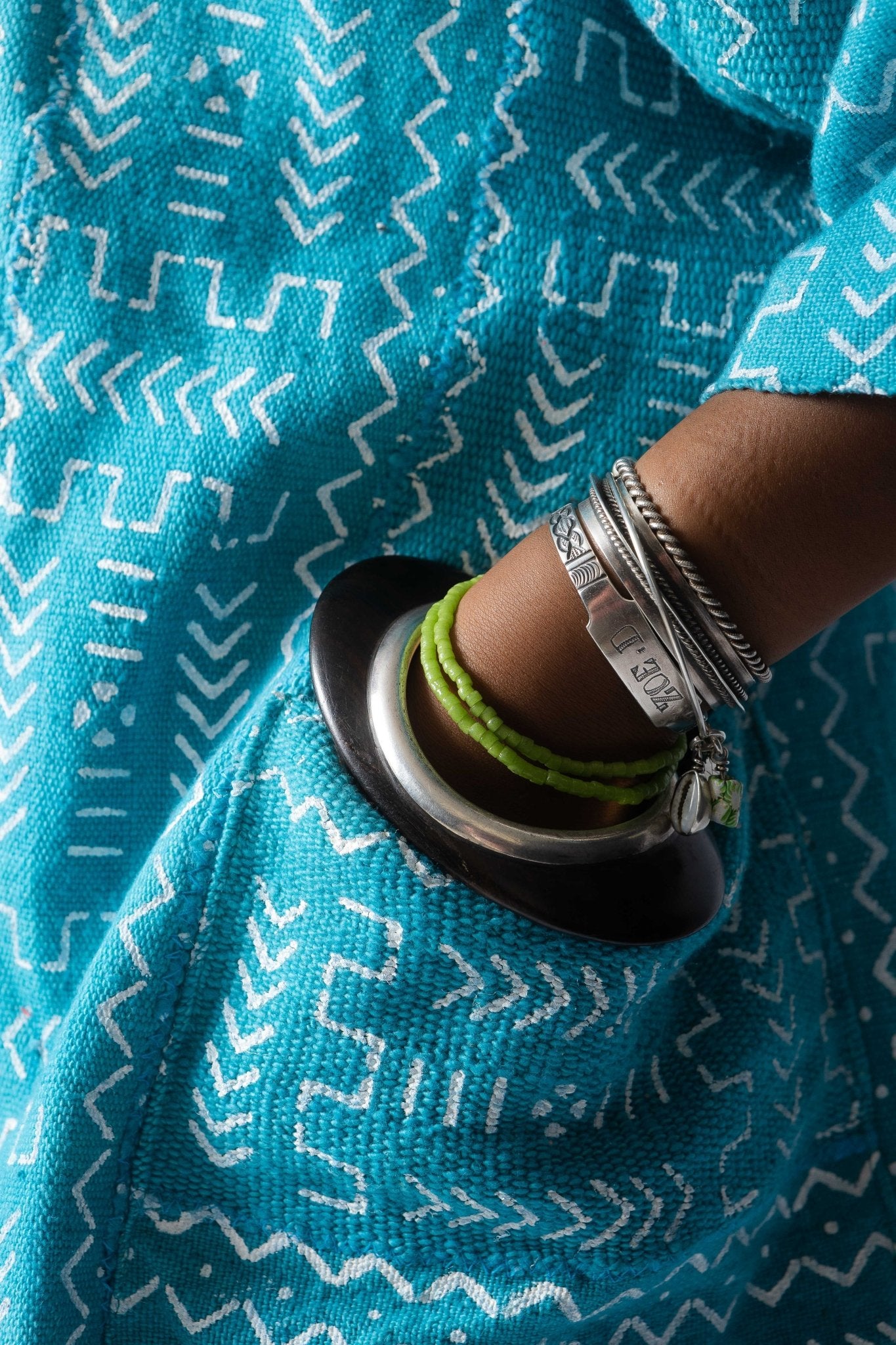 Brick Road Bogolan Cloak#african_fabric_ghana#