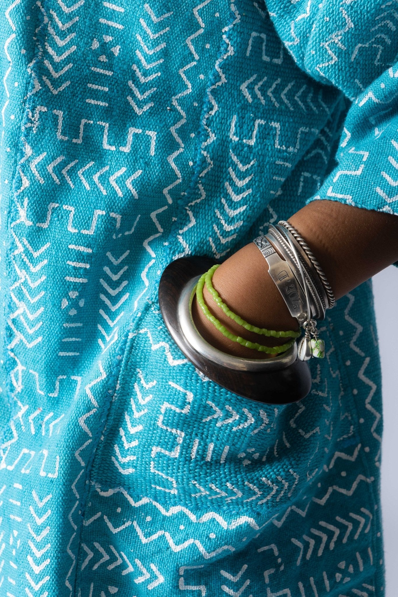 Brick Road Bogolan Cloak#african_fabric_ghana#