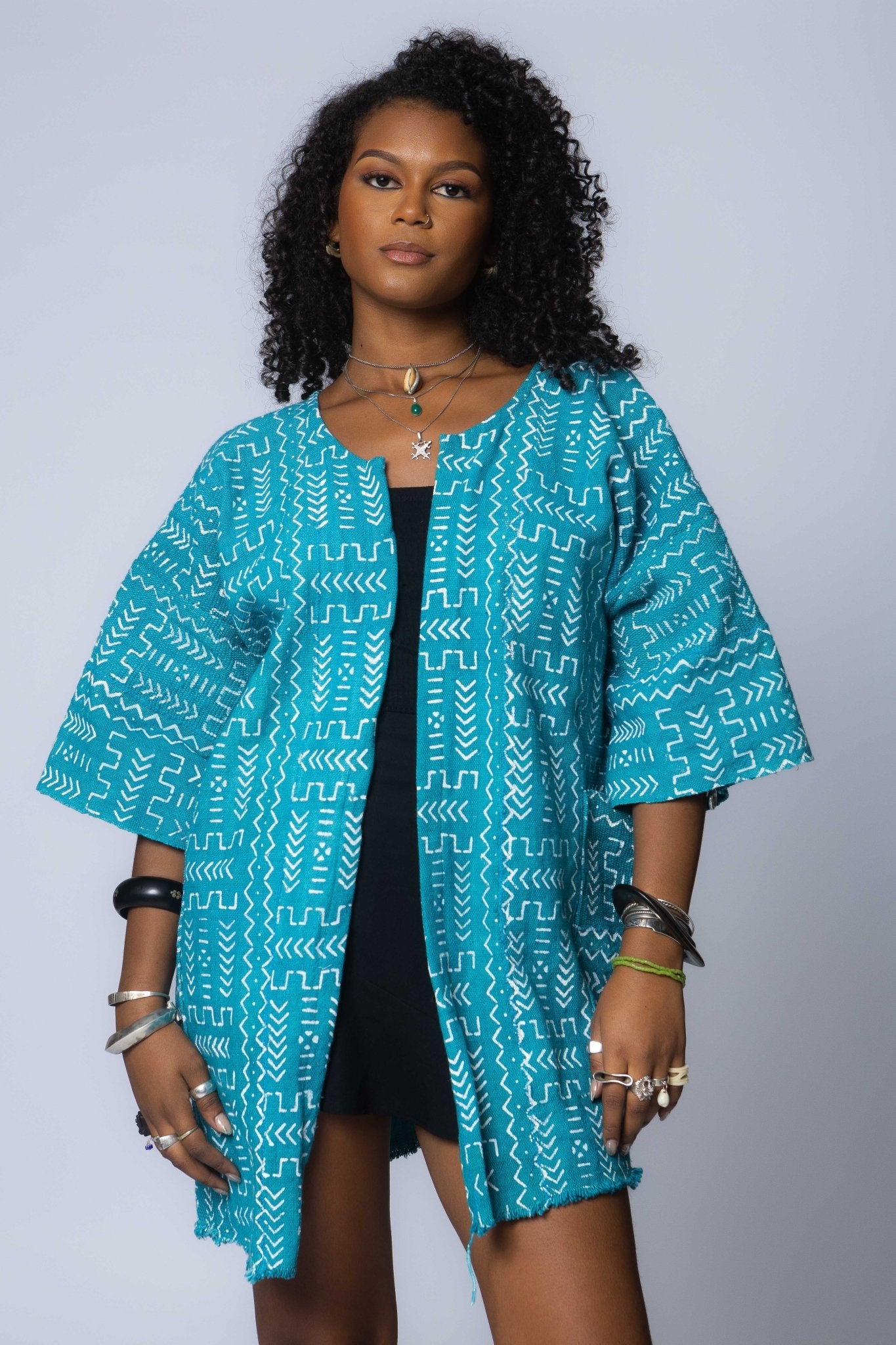 Brick Road Bogolan Cloak#african_fabric_ghana#
