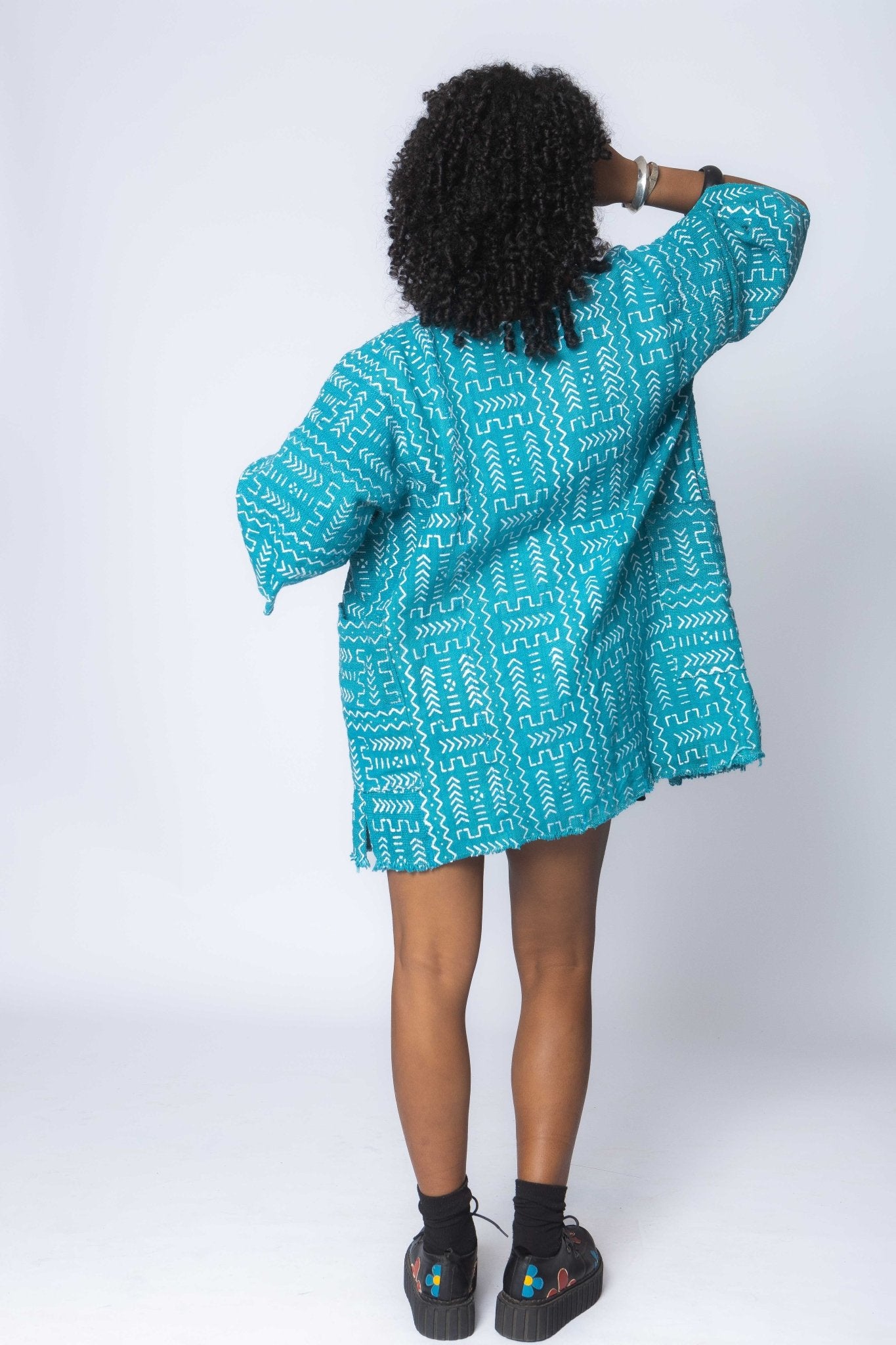 Brick Road Bogolan Cloak#african_fabric_ghana#