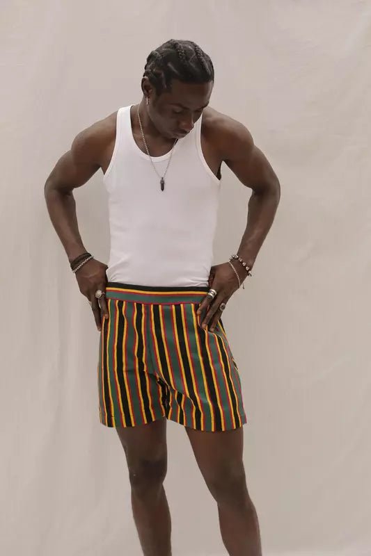 Bulsa Men’s Shorts#african_fabric_ghana#