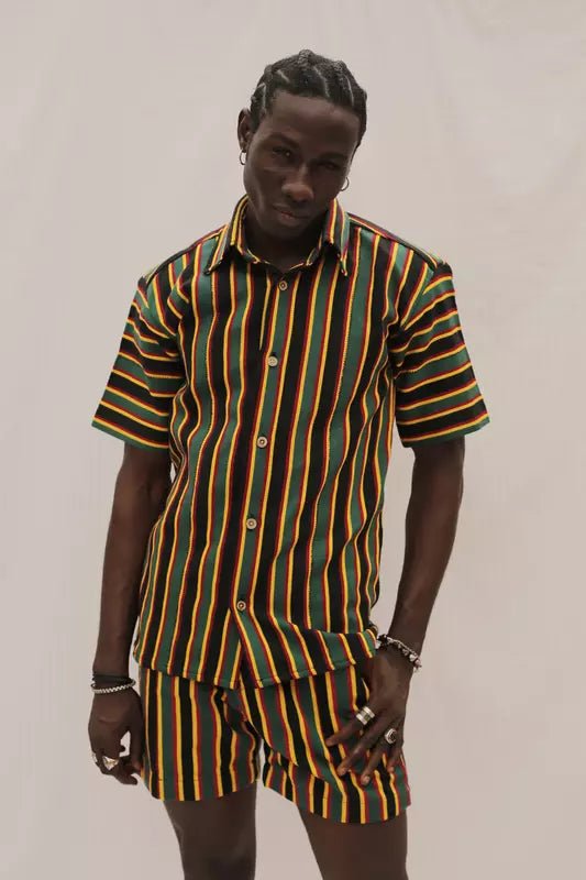Bulsa Men’s Shorts#african_fabric_ghana#