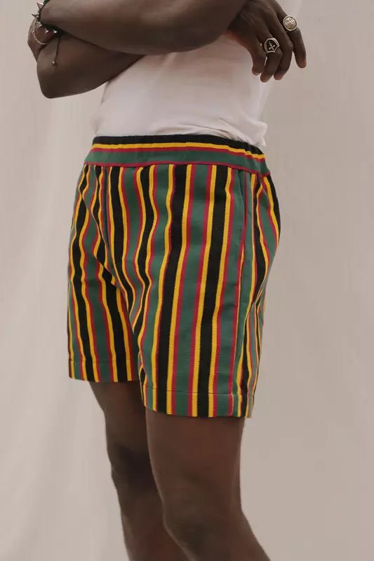 Bulsa Men’s Shorts#african_fabric_ghana#