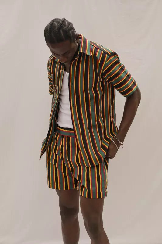 Bulsa Men’s Shorts#african_fabric_ghana#