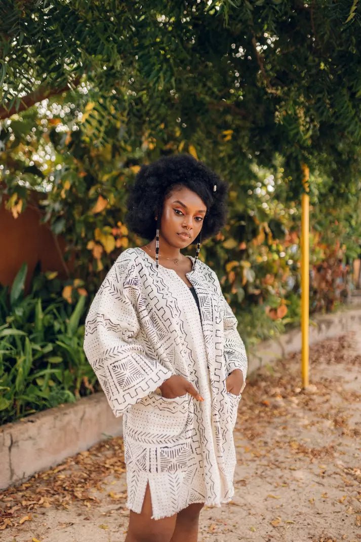 Butter Bogolan Cloak (Pre - Order)#african_fabric_ghana#