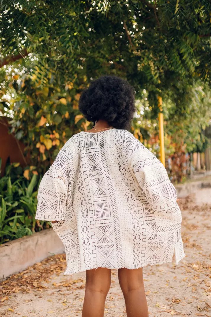 Butter Bogolan Cloak (Pre - Order)#african_fabric_ghana#