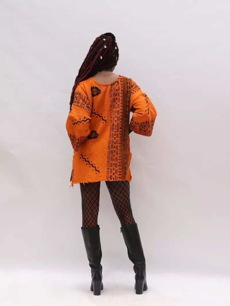 By The Beach Bogolan Cloak (Pre - Order)#african_fabric_ghana#