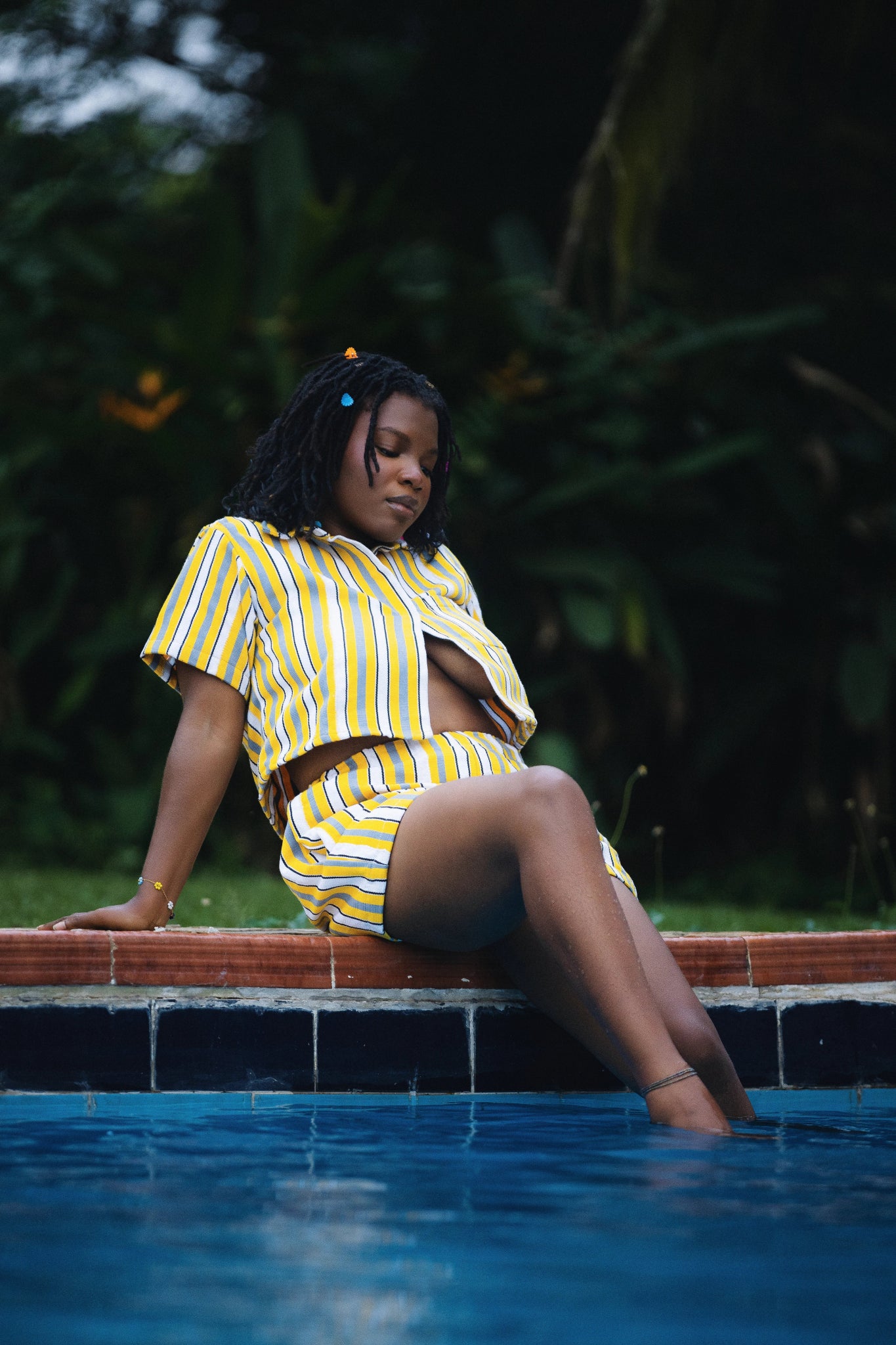 Canary Femme Shirt#african_fabric_ghana#