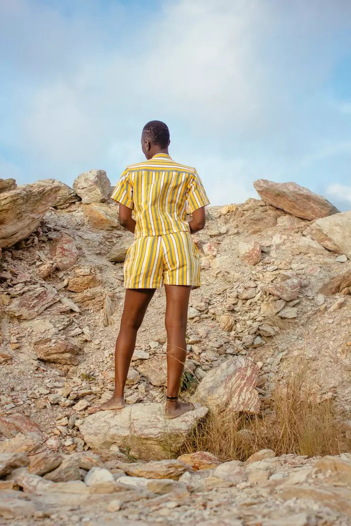 Canary Femme Shirt#african_fabric_ghana#