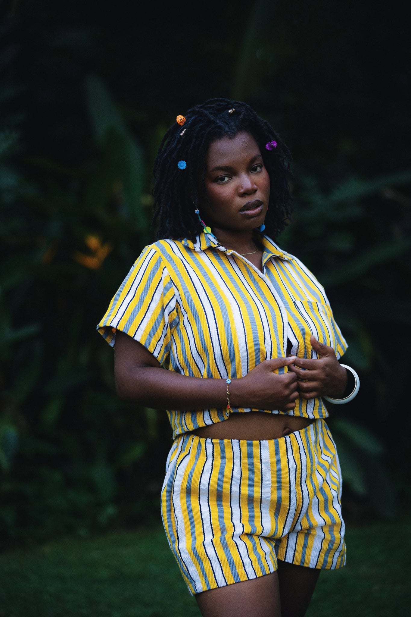 Canary Femme Shirt#african_fabric_ghana#