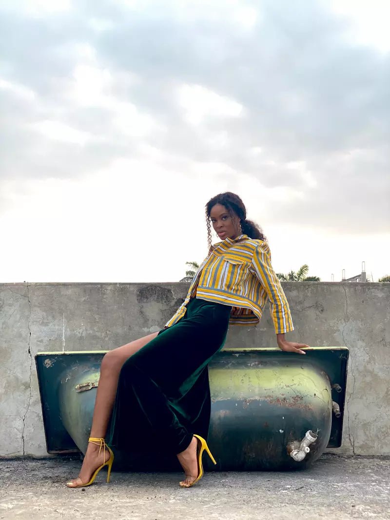 Canary Fugu Jacket#african_fabric_ghana#