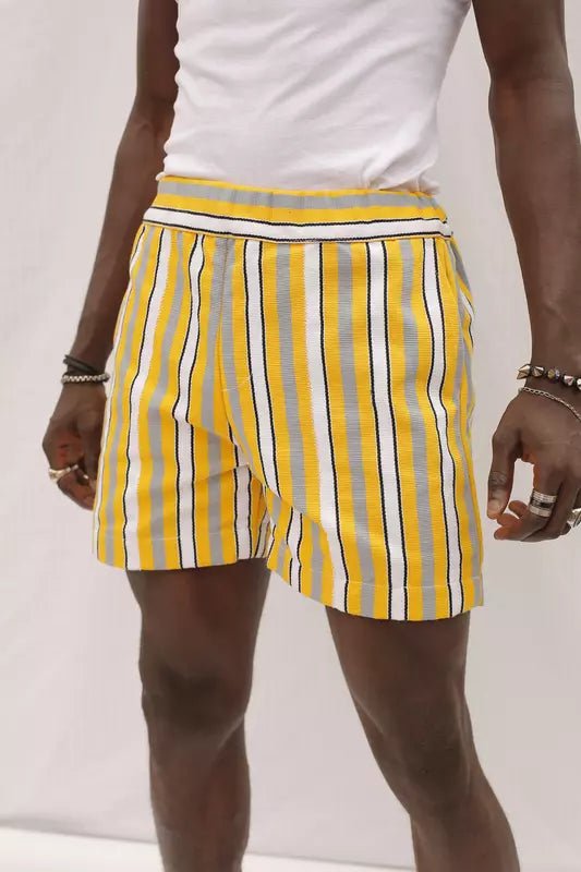 Canary Men’s Shorts#african_fabric_ghana#