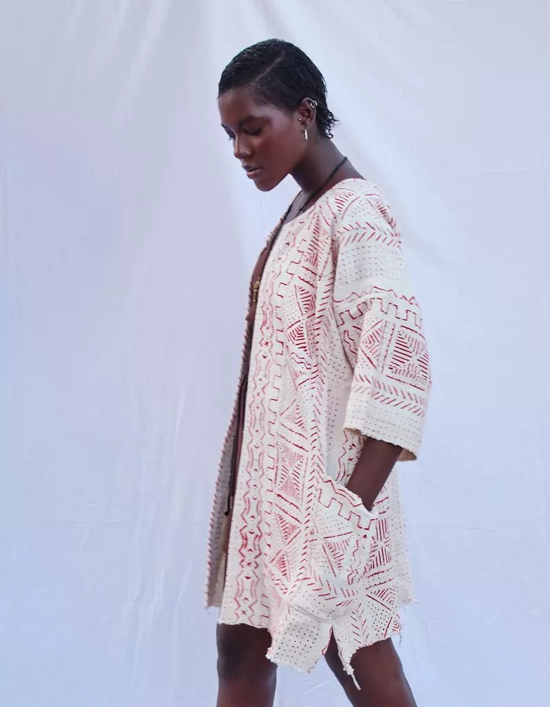 Carrie Bogolan Cloak (Pre - Order)#african_fabric_ghana#