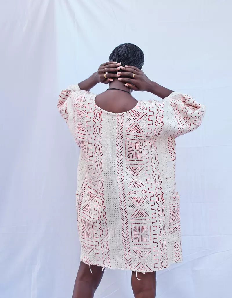 Carrie Bogolan Cloak (Pre - Order)#african_fabric_ghana#