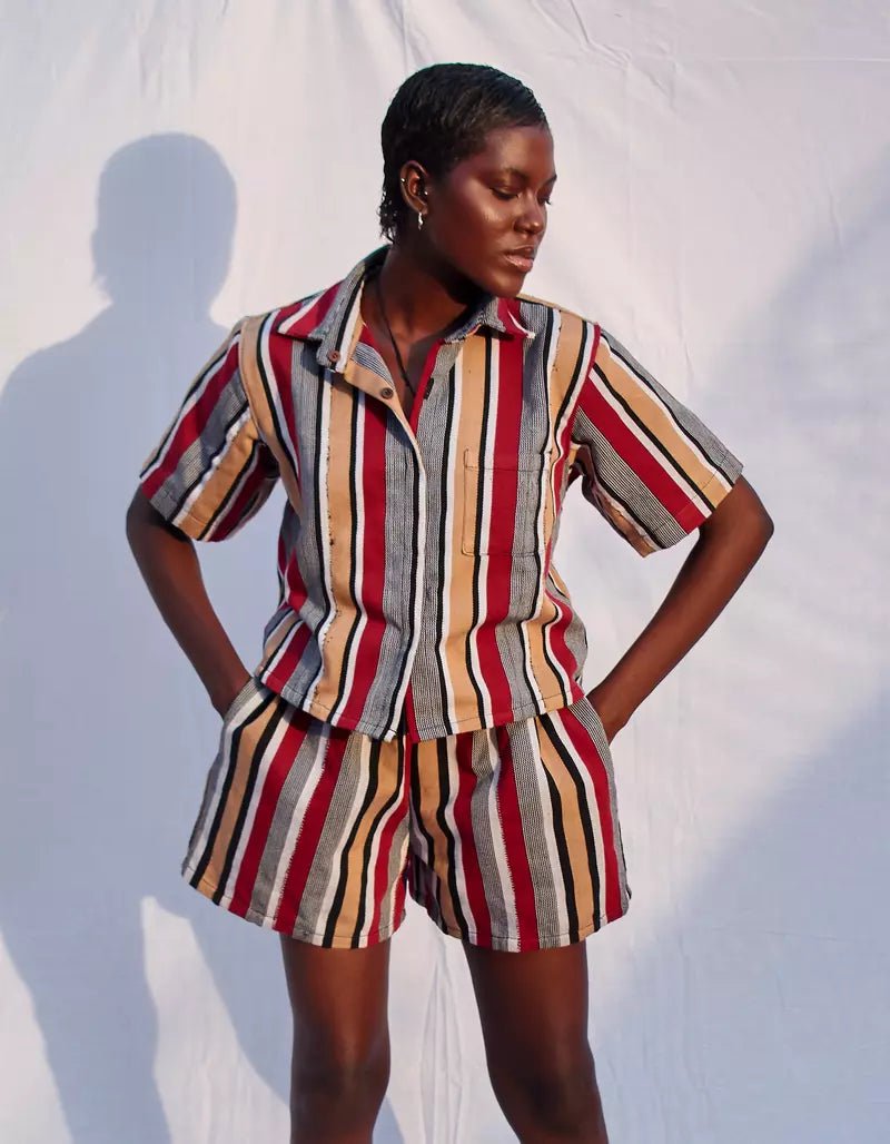 Cherry Femme Shorts#african_fabric_ghana#
