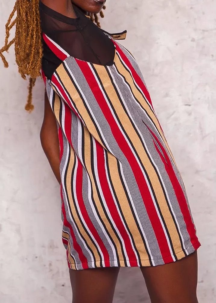 Cherry Fugu Overalls#african_fabric_ghana#