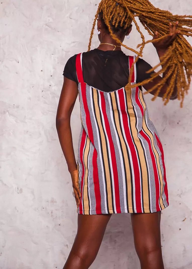 Cherry Fugu Overalls#african_fabric_ghana#