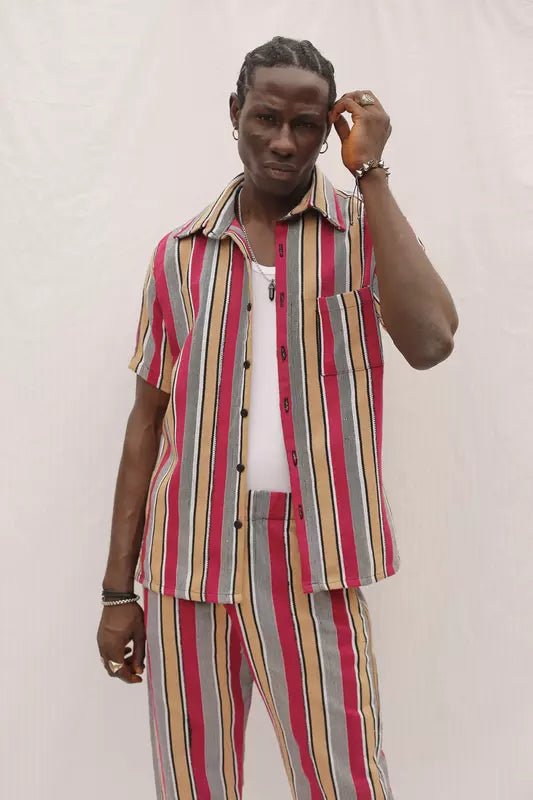 Cherry Fugu Shirt#african_fabric_ghana#