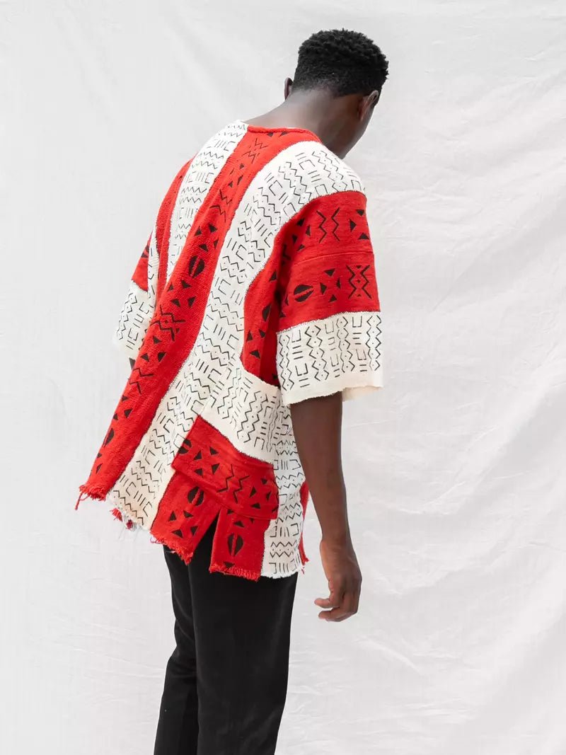 Cherry Pie Bogolan Cloak#african_fabric_ghana#