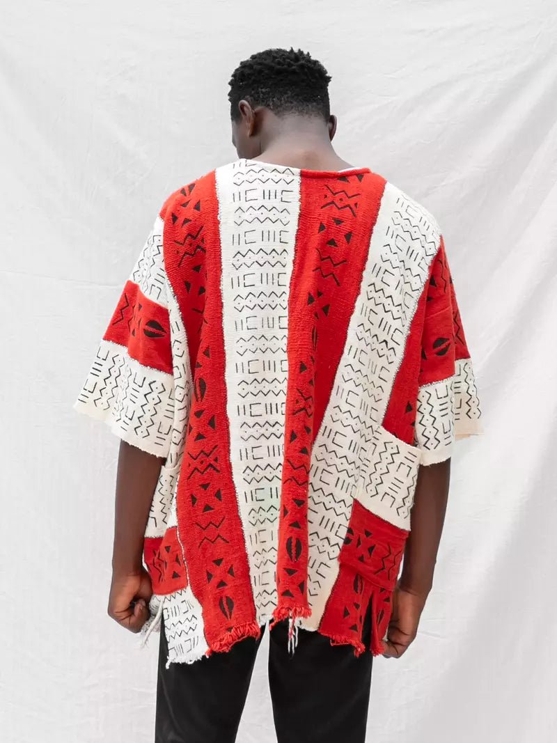 Cherry Pie Bogolan Cloak#african_fabric_ghana#