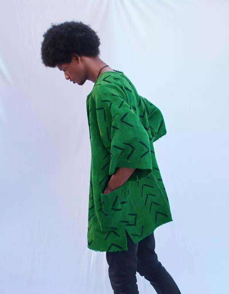 Climate Change Bogolan Cloak (Pre - Order)#african_fabric_ghana#