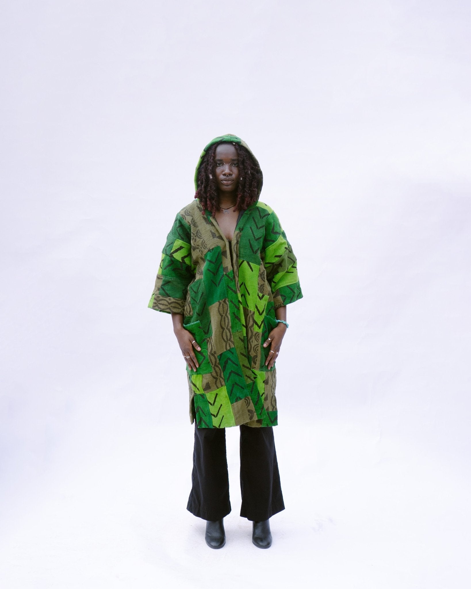 Dementor Reincarnate Bogolan Cloak 024#african_fabric_ghana#