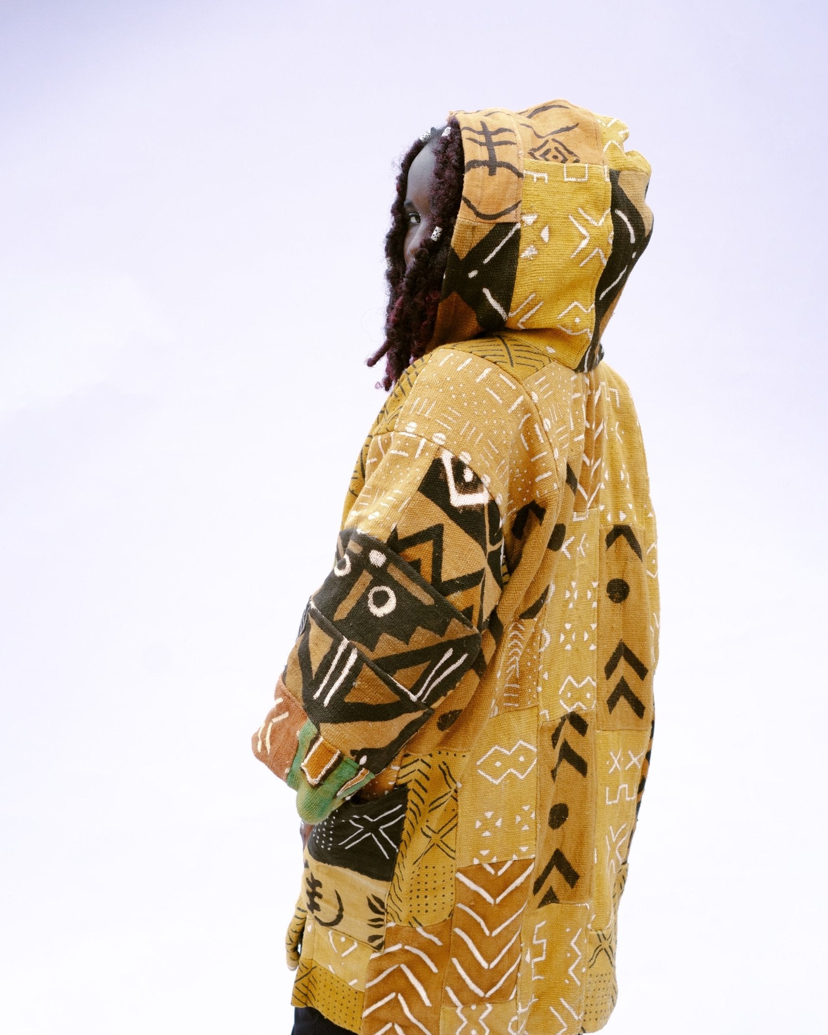 Dementor Reincarnate Bogolan Cloak 033#african_fabric_ghana#