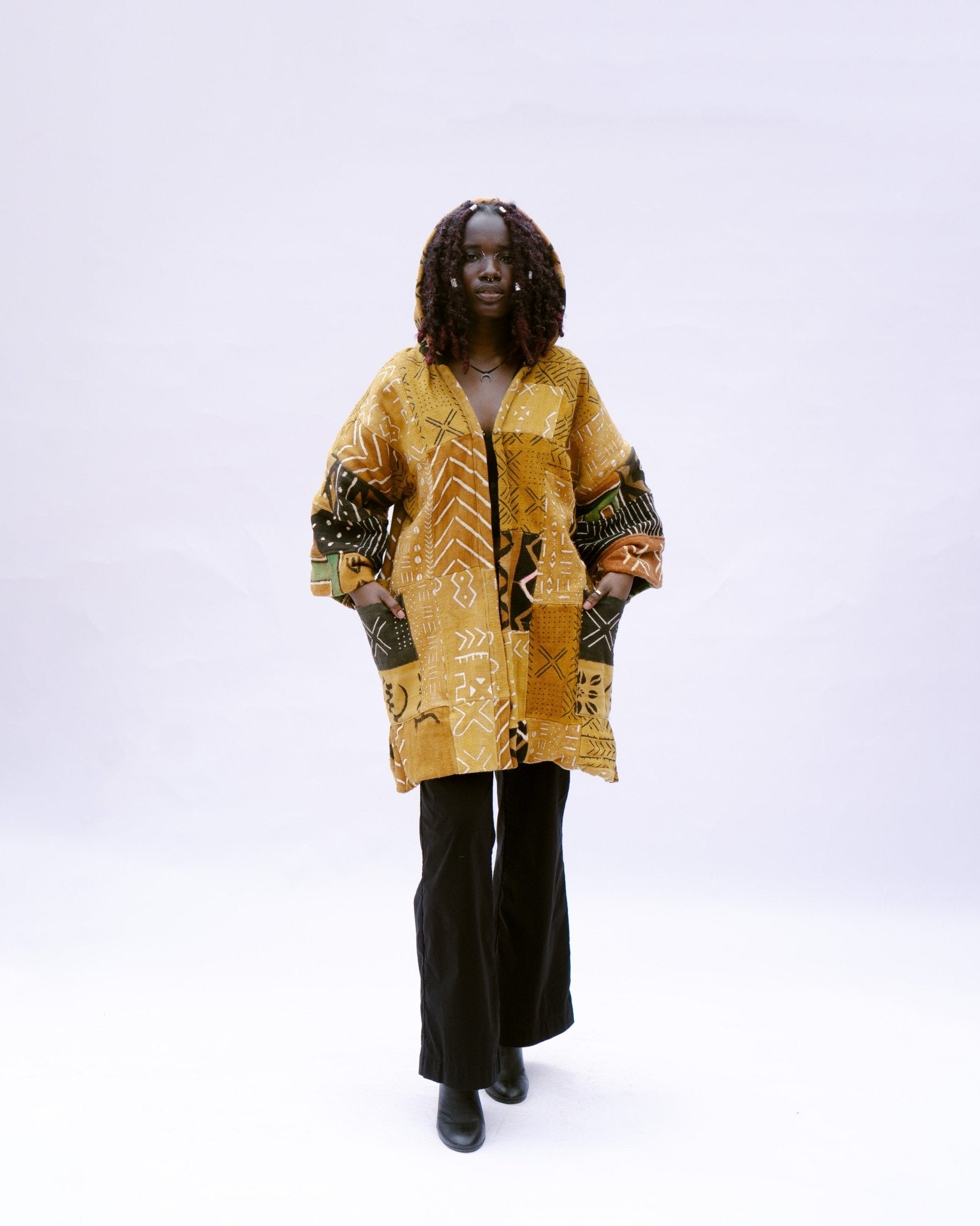 Dementor Reincarnate Bogolan Cloak 033#african_fabric_ghana#