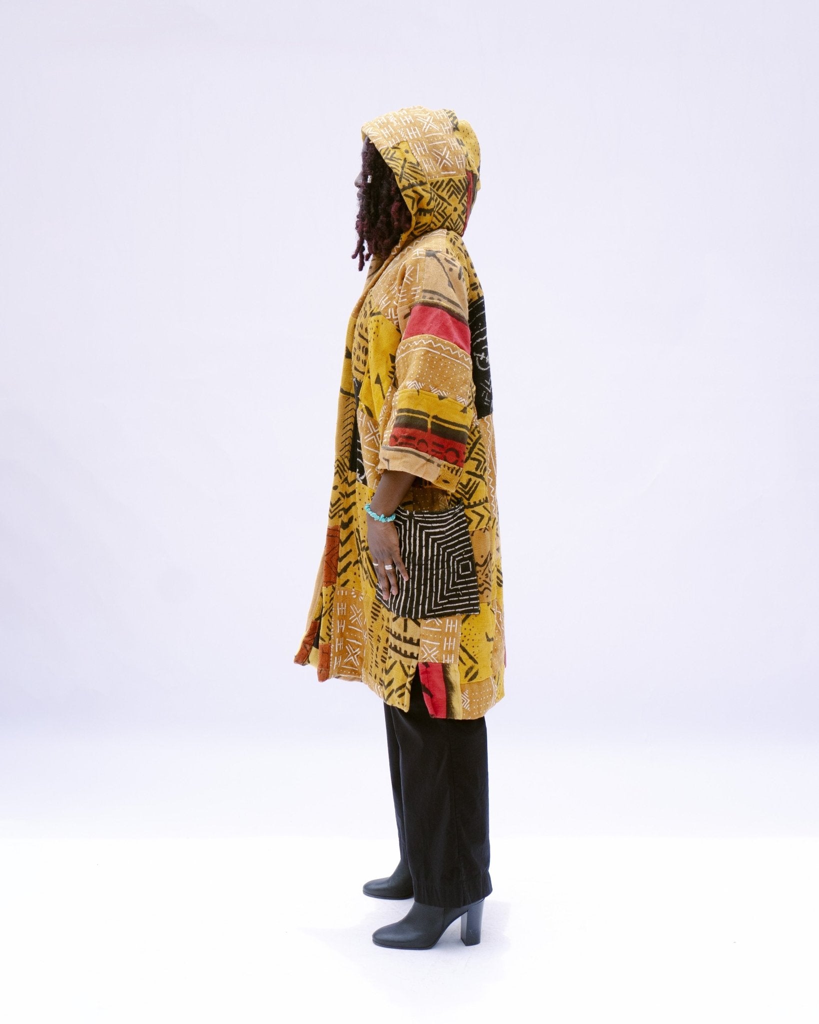 Dementor Reincarnate Bogolan Cloak 034#african_fabric_ghana#
