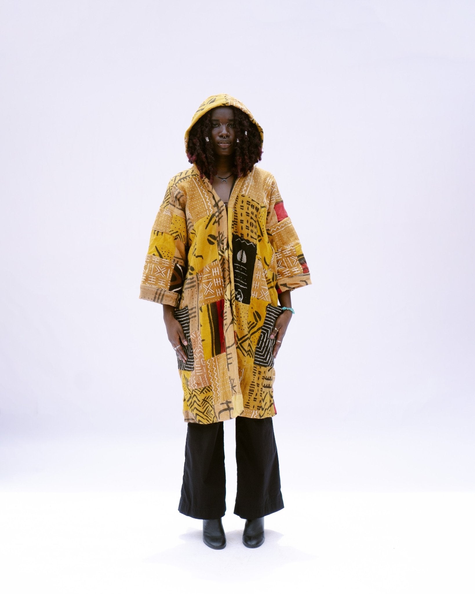 Dementor Reincarnate Bogolan Cloak 034#african_fabric_ghana#