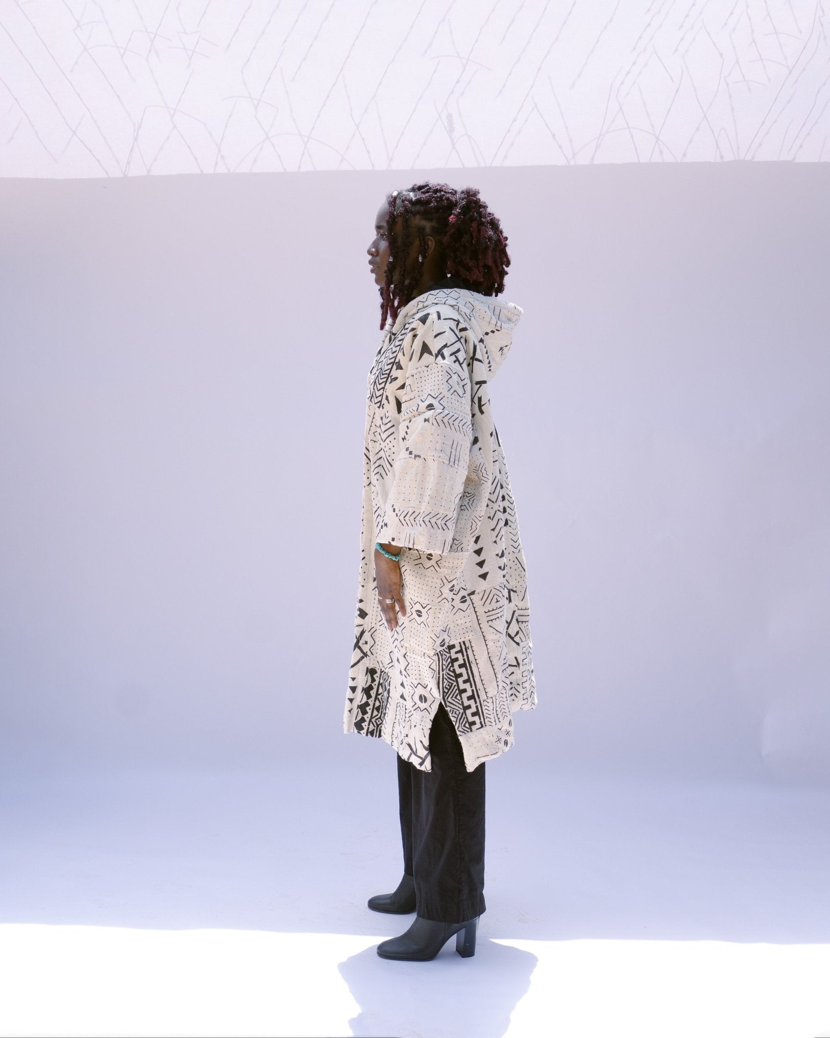 Dementor Reincarnate Bogolan Cloak 049#african_fabric_ghana#