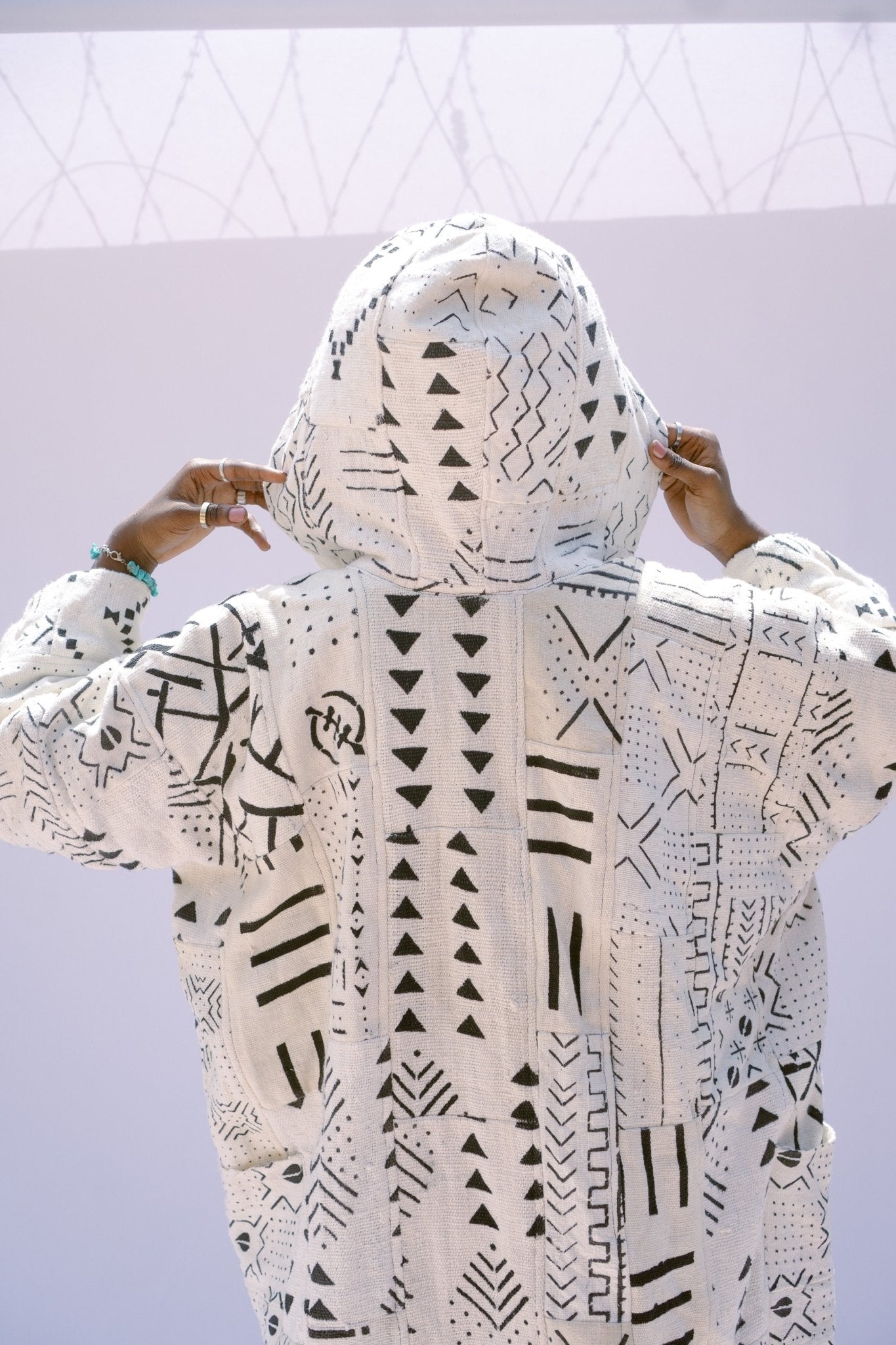 Dementor Reincarnate Bogolan Cloak 049#african_fabric_ghana#