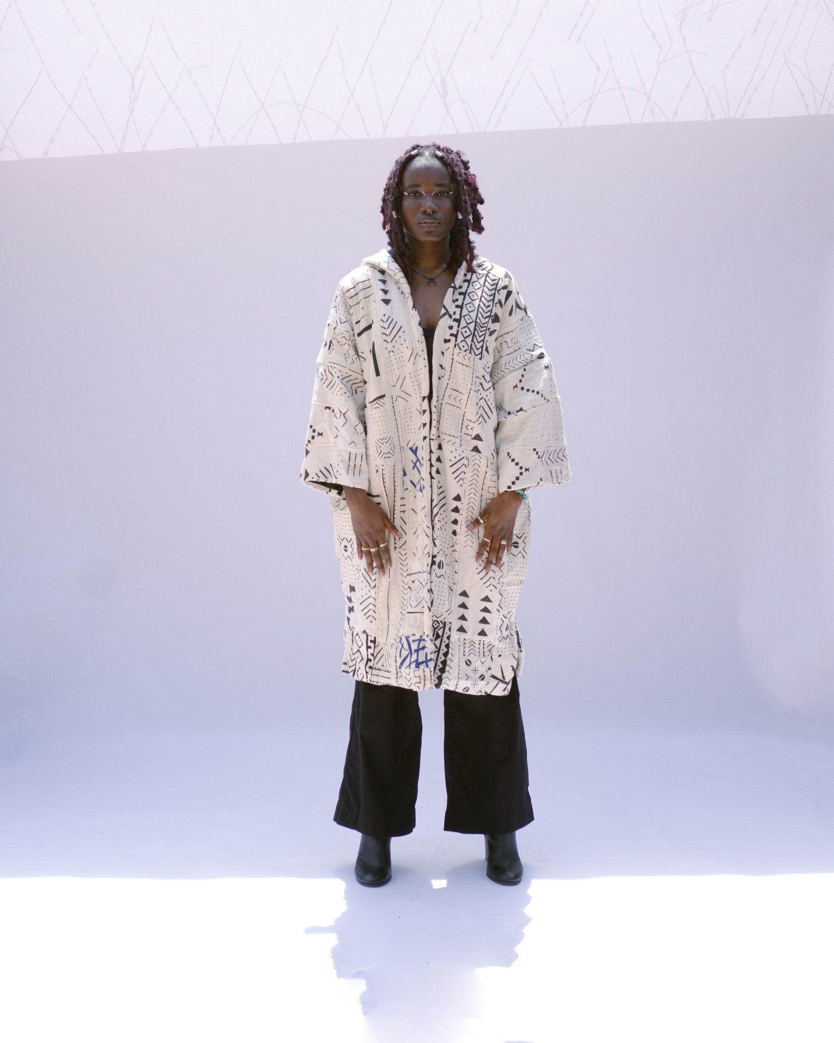 Dementor Reincarnate Bogolan Cloak 049#african_fabric_ghana#