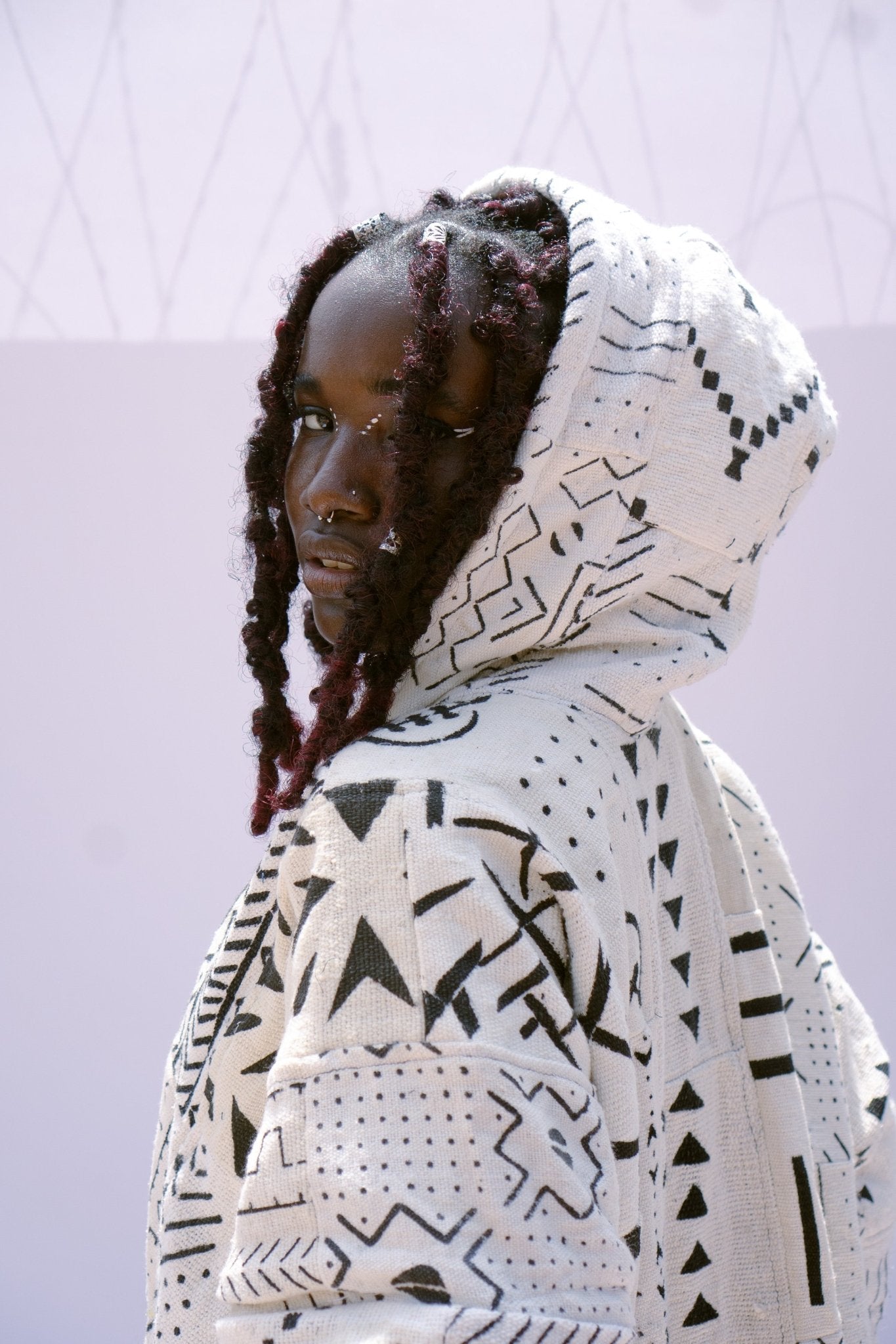 Dementor Reincarnate Bogolan Cloak 049#african_fabric_ghana#