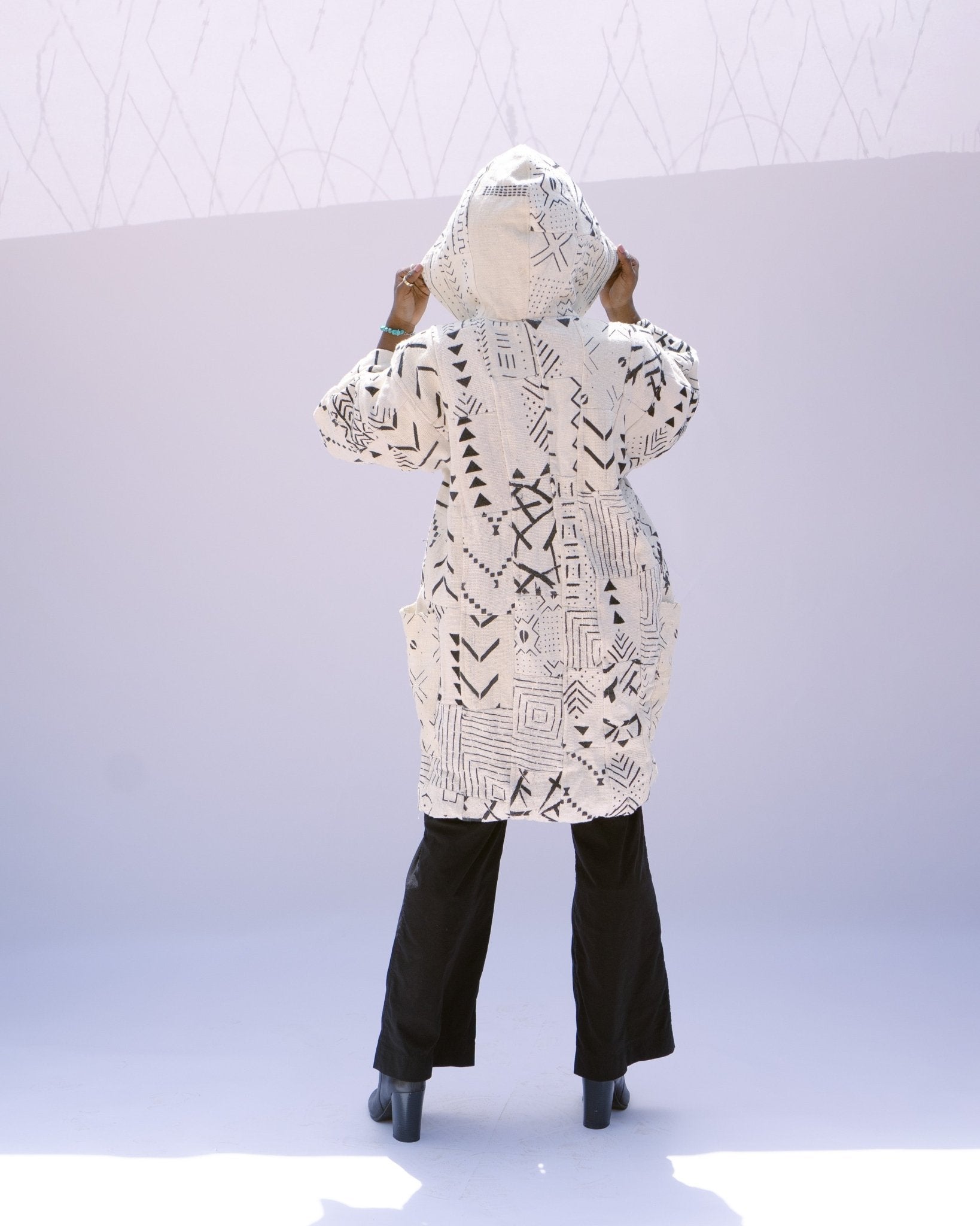 Dementor Reincarnate Bogolan Cloak 050#african_fabric_ghana#
