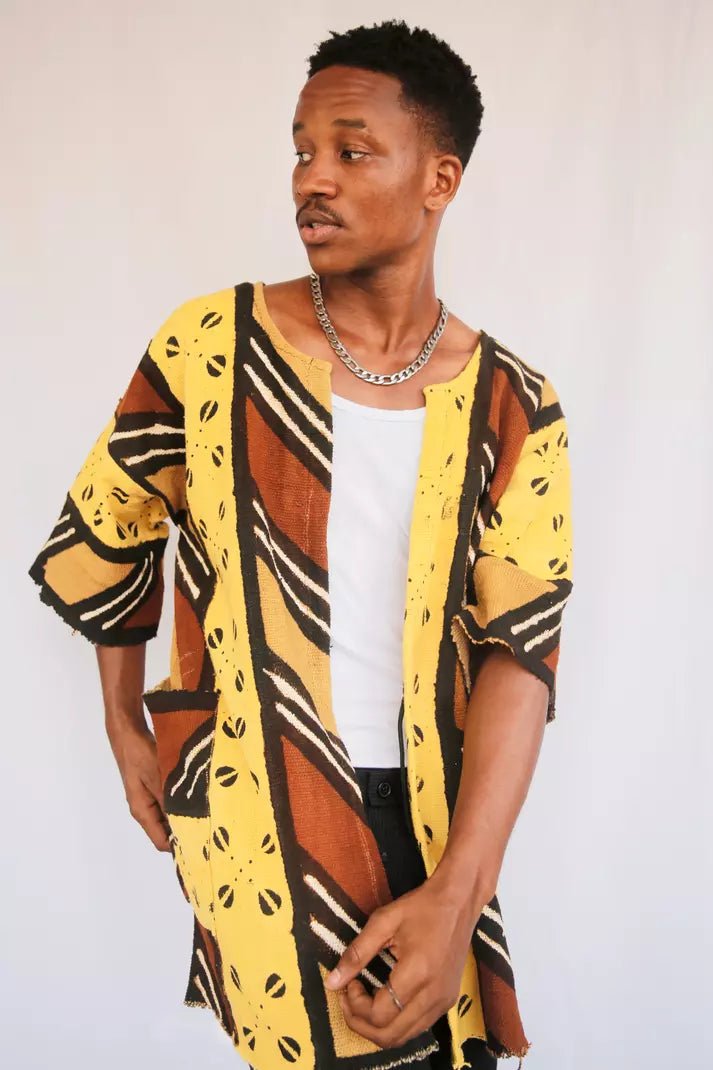 Earthling Bogolan Cloak (Pre - Order)#african_fabric_ghana#