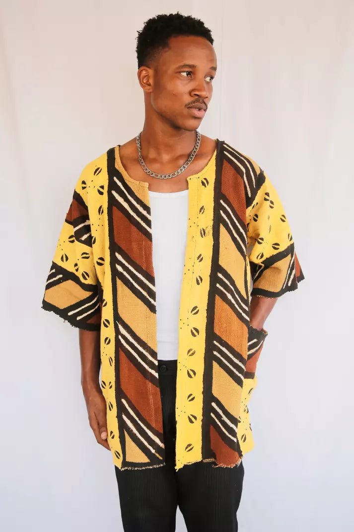 Earthling Bogolan Cloak (Pre - Order)#african_fabric_ghana#