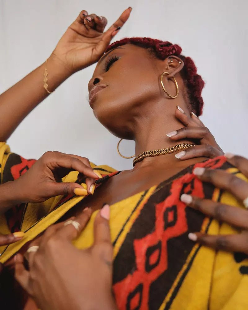Ethiopia Bogolan Cloak (Pre - Order)#african_fabric_ghana#