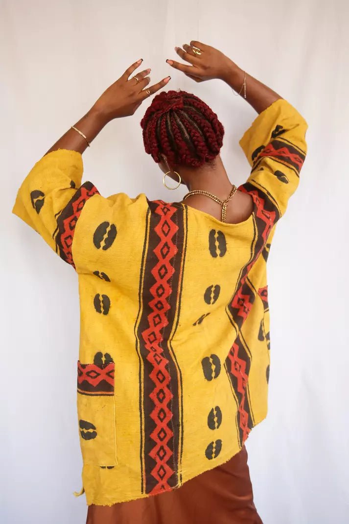 Ethiopia Bogolan Cloak (Pre - Order)#african_fabric_ghana#