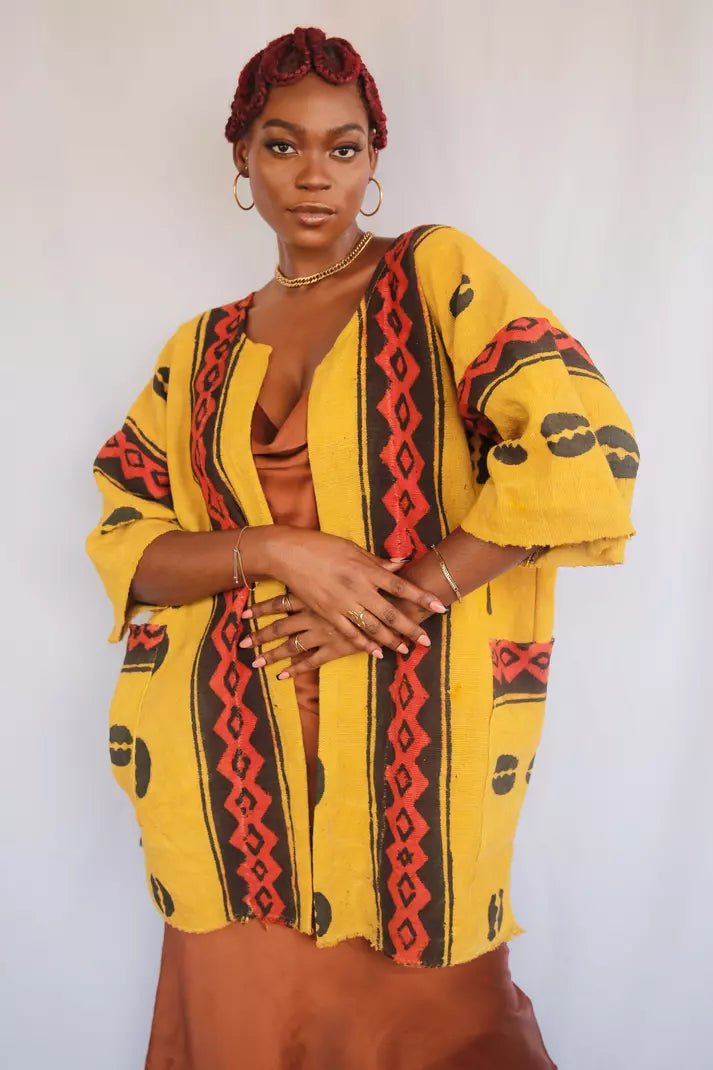 Ethiopia Bogolan Cloak (Pre - Order)#african_fabric_ghana#