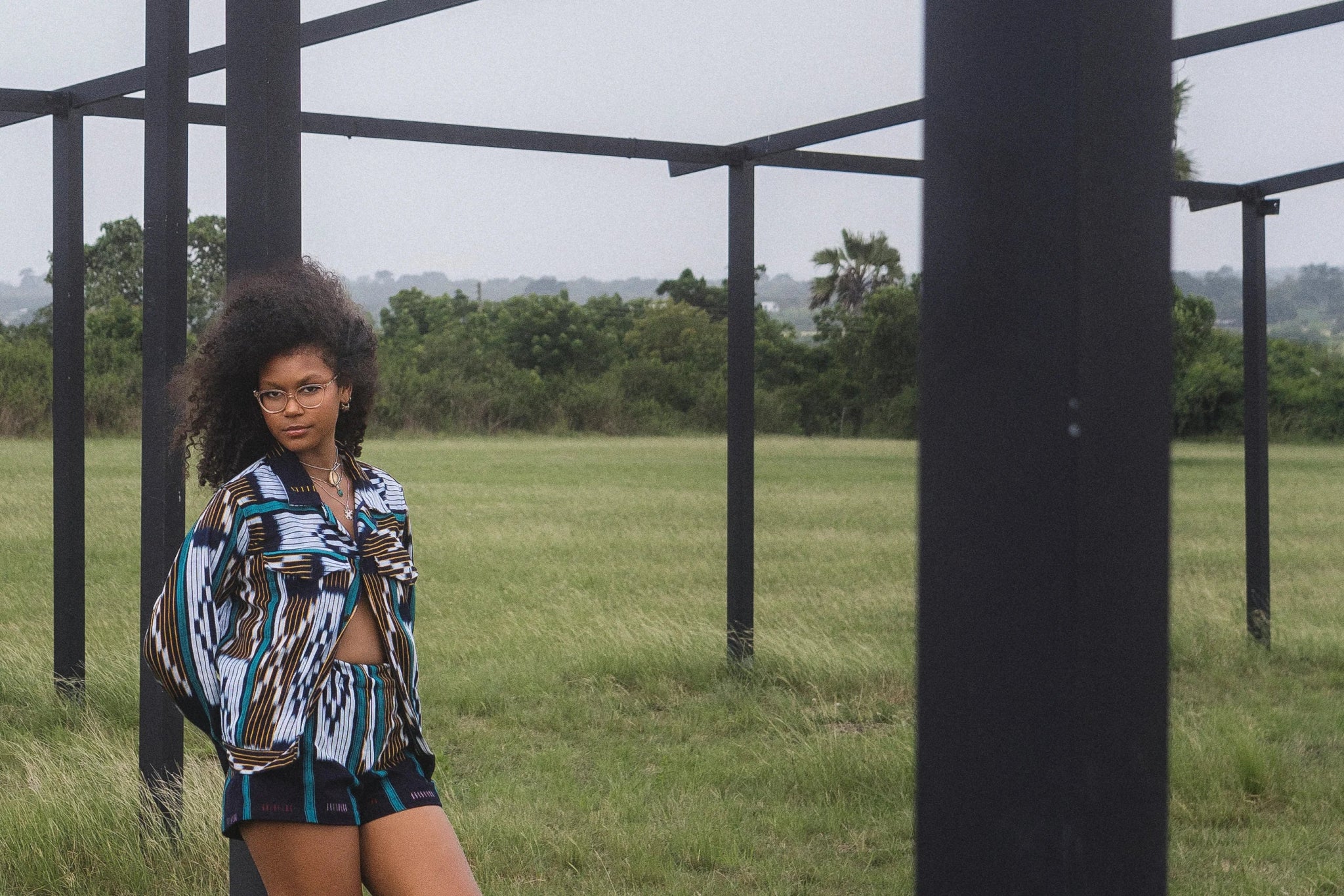 Fern Baulé Jacket#african_fabric_ghana#